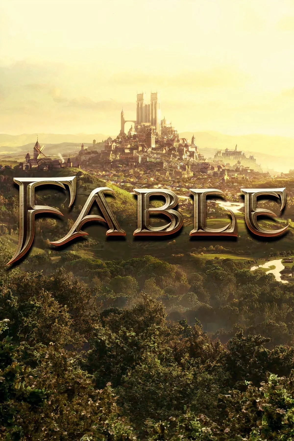 Hình ảnh khái niệm của game Fable mới, cho thấy một thế giới giả tưởng rộng lớn và hùng vĩ