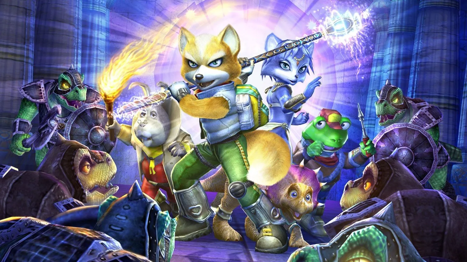 Hình ảnh quảng bá cho Star Fox Adventures.