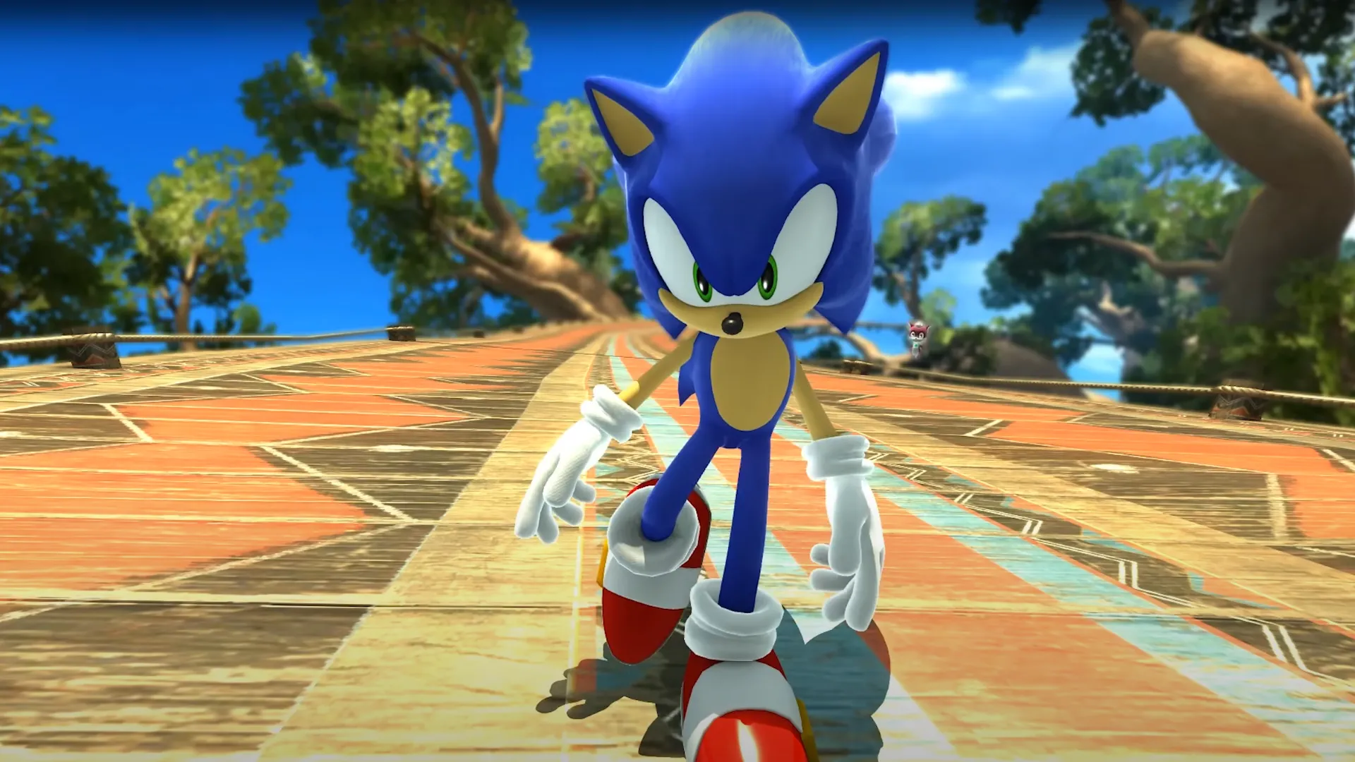 Hình ảnh Sonic the Hedgehog trong bản port PC Unleashed Recompiled của game Xbox 360
