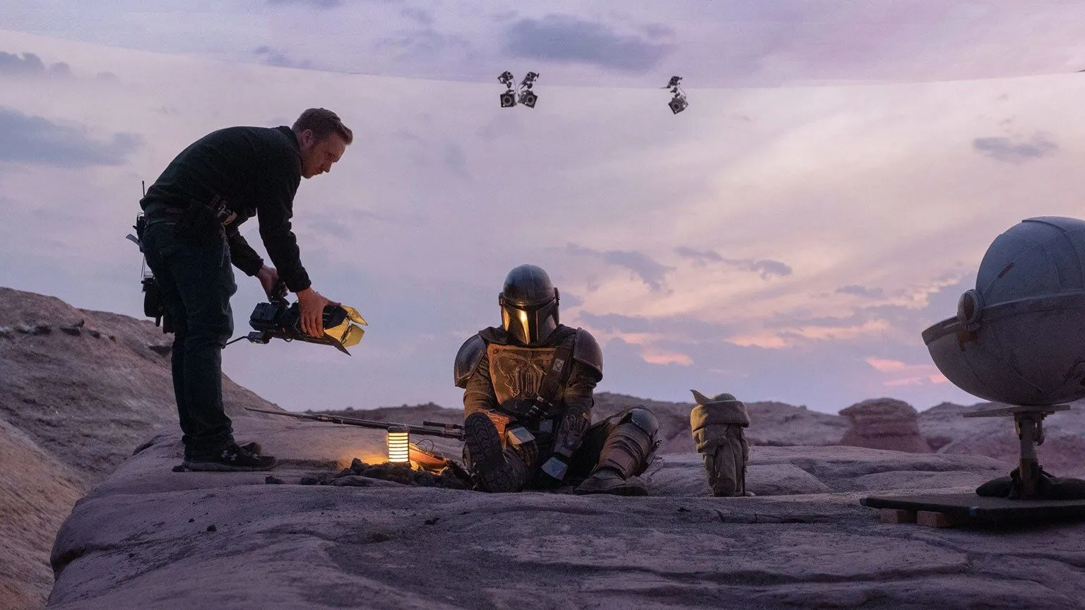 Khu trường quay &quot;The Volume&quot; sử dụng công nghệ game engine Unreal Engine trong quá trình sản xuất The Mandalorian.