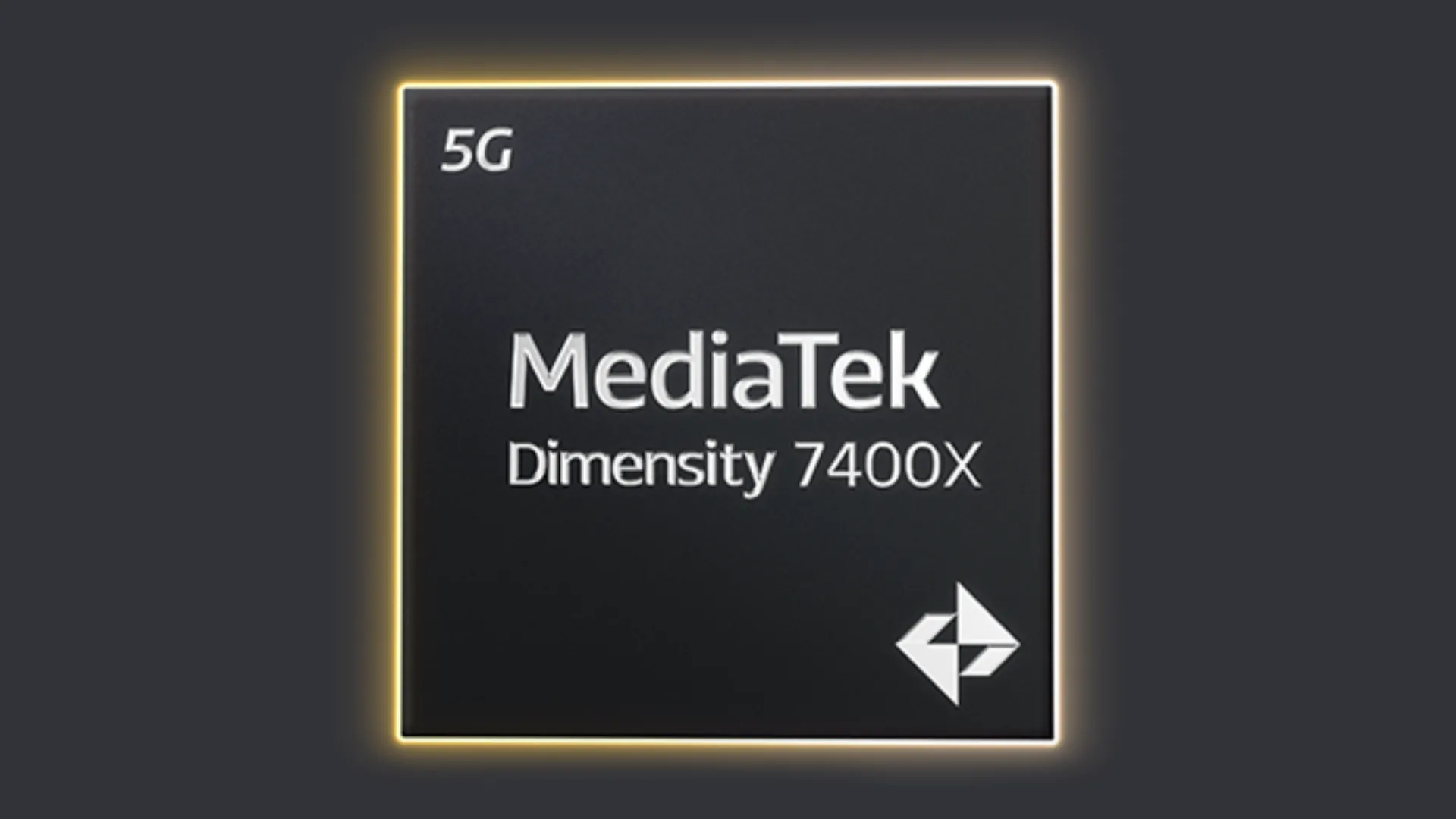 Linh vật chính thức của bộ vi xử lý MediaTek Dimensity 7400X trên nền xám, thể hiện sức mạnh của con chip tầm trung này.
