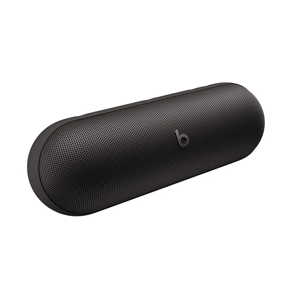 Loa Bluetooth Beats Pill 2024 màu đen mờ với thiết kế mới