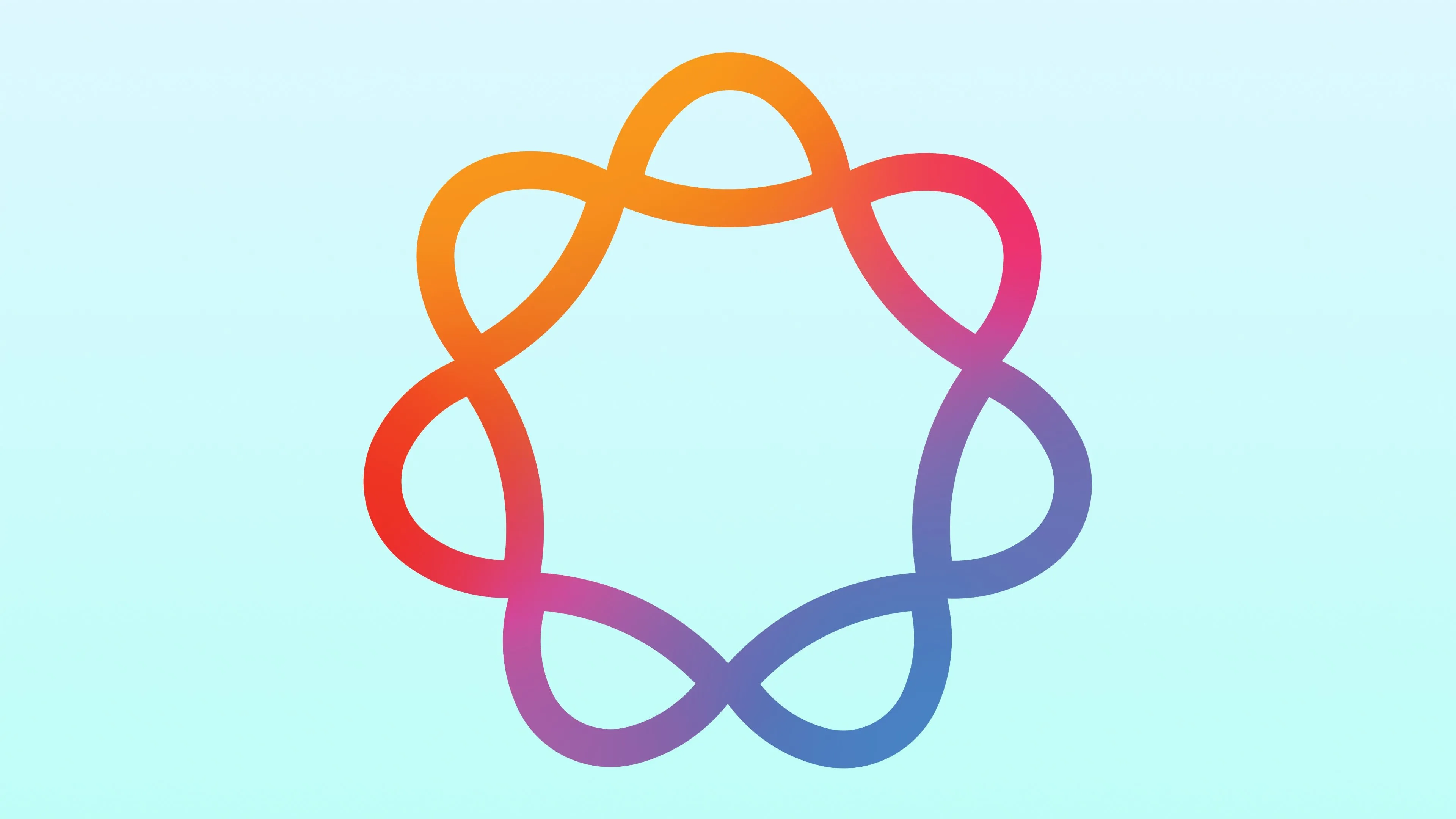 Logo Apple Intelligence nhiều màu sắc nổi bật trên nền chuyển màu.