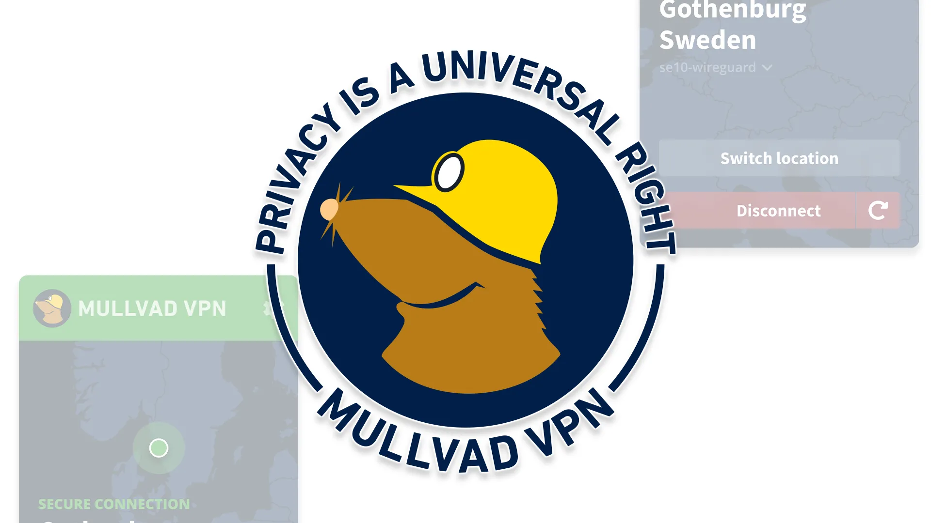 Logo của Mullvad VPN, biểu tượng cho sự riêng tư và ẩn danh trực tuyến