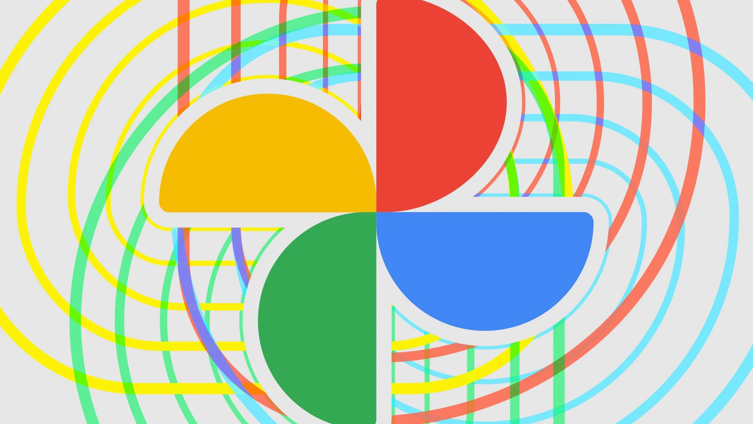 Logo Google Photos với các biểu tượng chỉnh sửa ảnh, tượng trưng cho bản cập nhật lớn của trình chỉnh sửa nhân dịp kỷ niệm 10 năm.