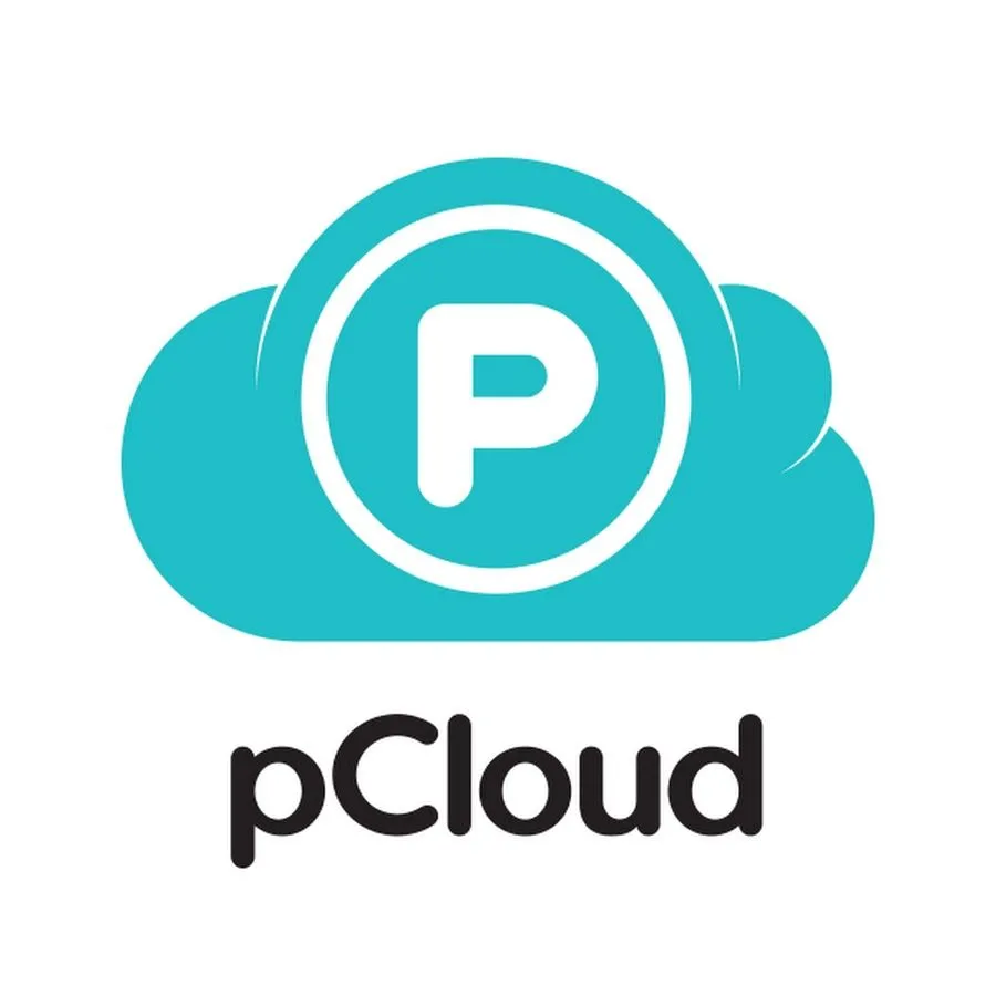 Logo pCloud, biểu tượng của dịch vụ lưu trữ đám mây với các gói trọn đời.