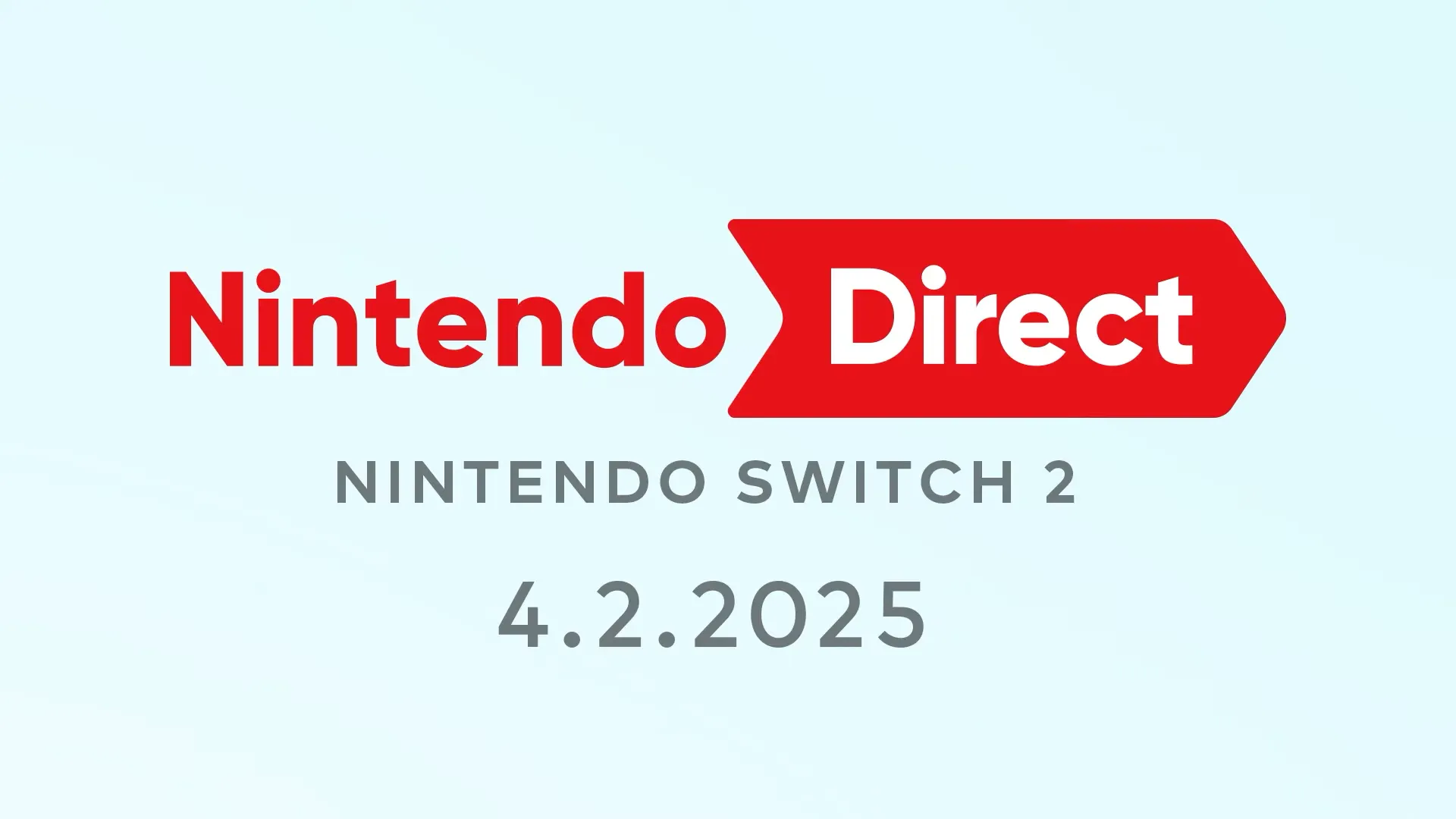 Logo sự kiện Nintendo Direct, nơi công bố chi tiết về Nintendo Switch 2 vào tháng 4