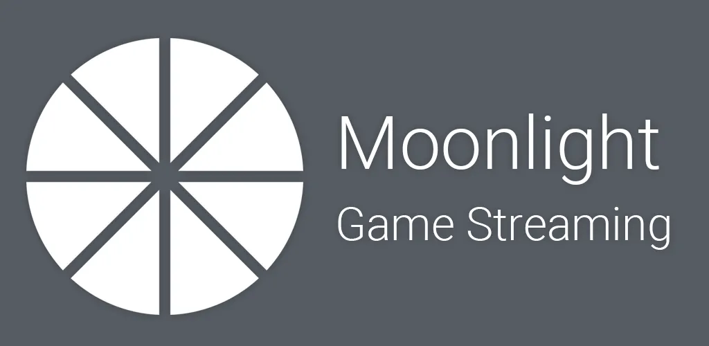Logo ứng dụng Moonlight Streaming, giải pháp phát trực tuyến game và desktop