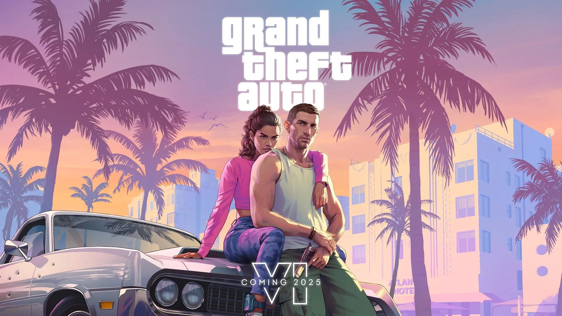 Logo và nhân vật của game GTA 6