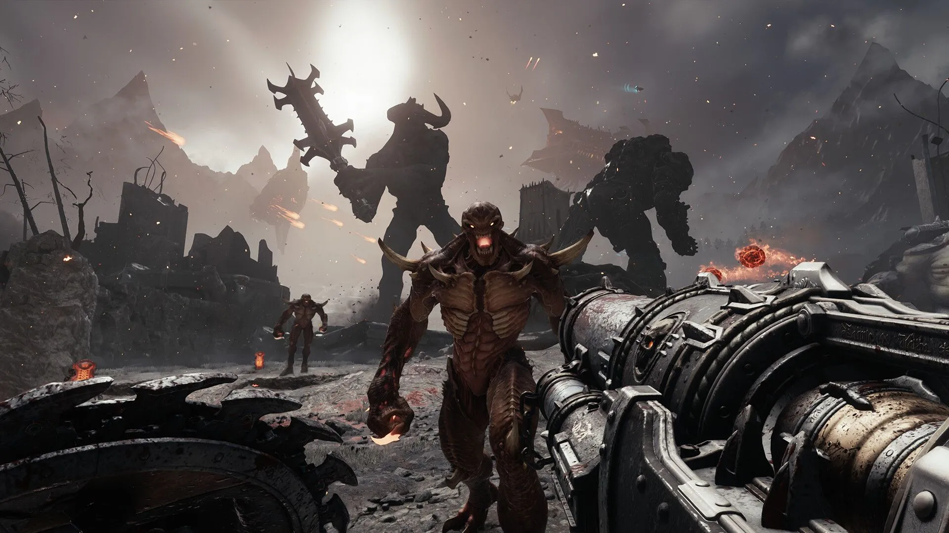 Màn hành động máu lửa trong DOOM (Modern) ở chế độ Ultra Nightmare.