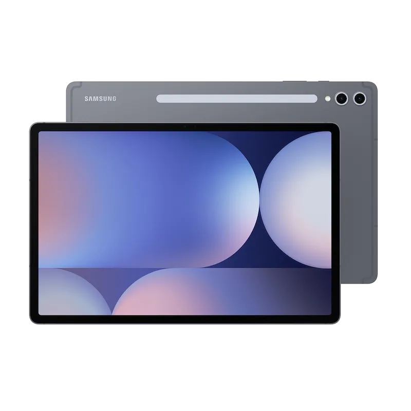 Mặt trước và mặt sau của Samsung Galaxy Tab S10+ màu xám