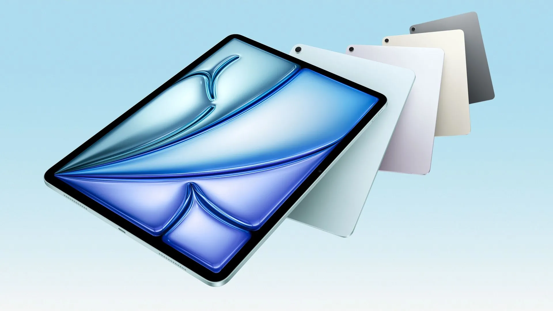 Máy tính bảng iPad Air màu xanh dương