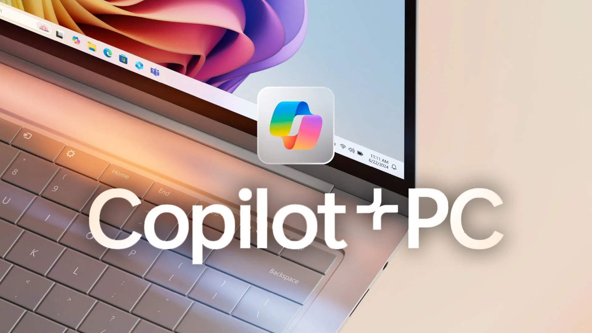 Minh họa biểu tượng Copilot+ PC, đại diện cho kỷ nguyên máy tính tích hợp trí tuệ nhân tạo