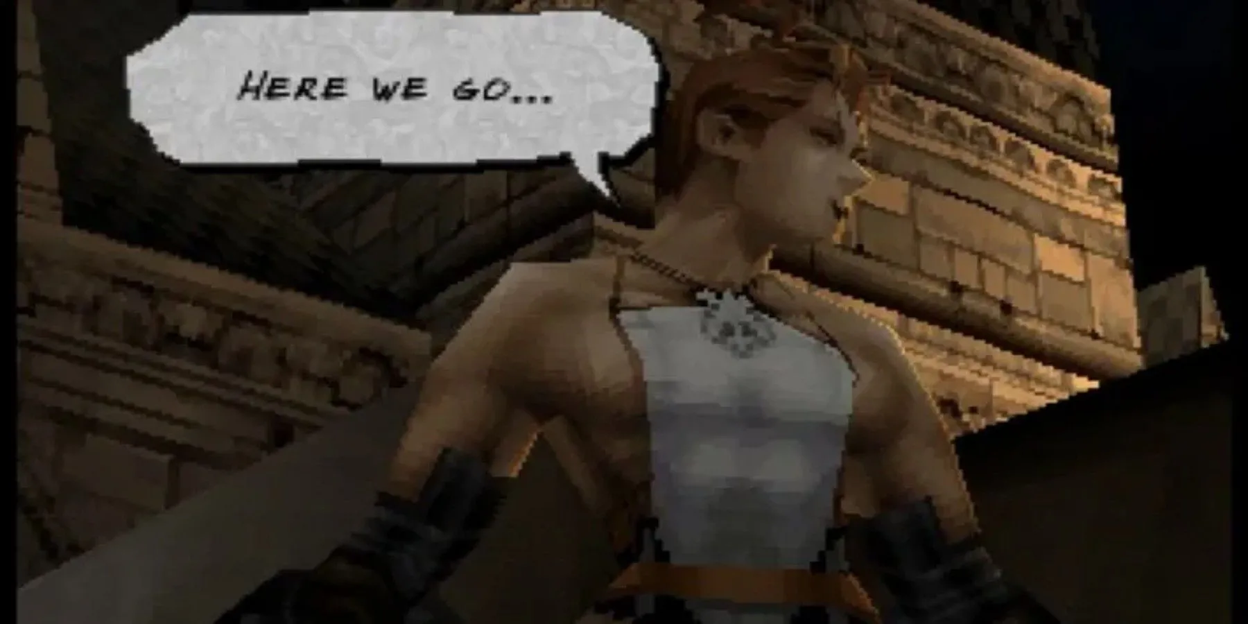 Nhân vật Ashley Riot trong Vagrant Story, một tựa game nhập vai xuất sắc trên PlayStation 1.
