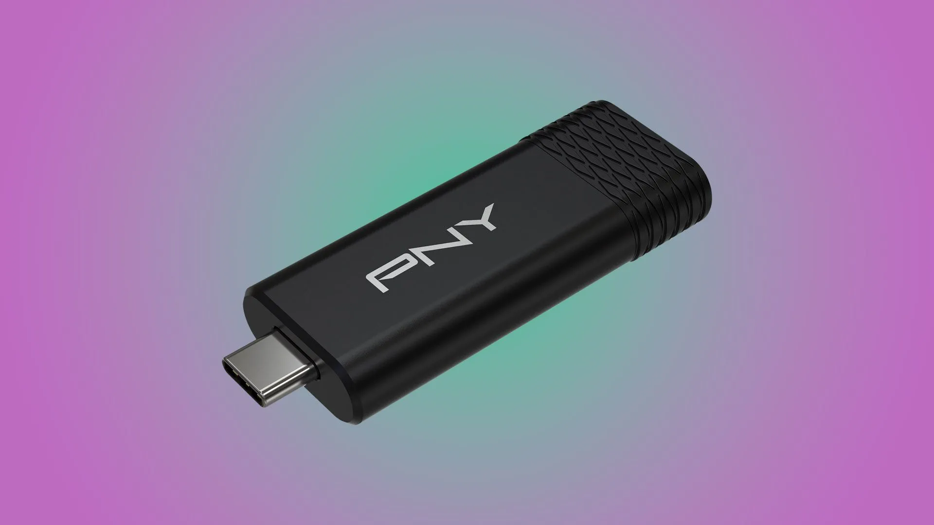 Ổ đĩa USB-C của PNY, thể hiện tốc độ truyền dữ liệu nhanh