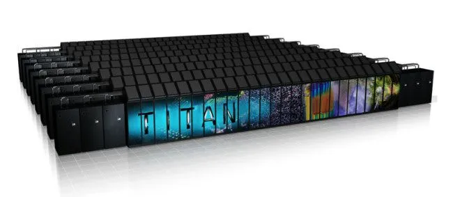 Siêu máy tính Cray XK7 Titan, một ví dụ điển hình về hệ thống hiệu năng cao chạy trên nền tảng Linux.