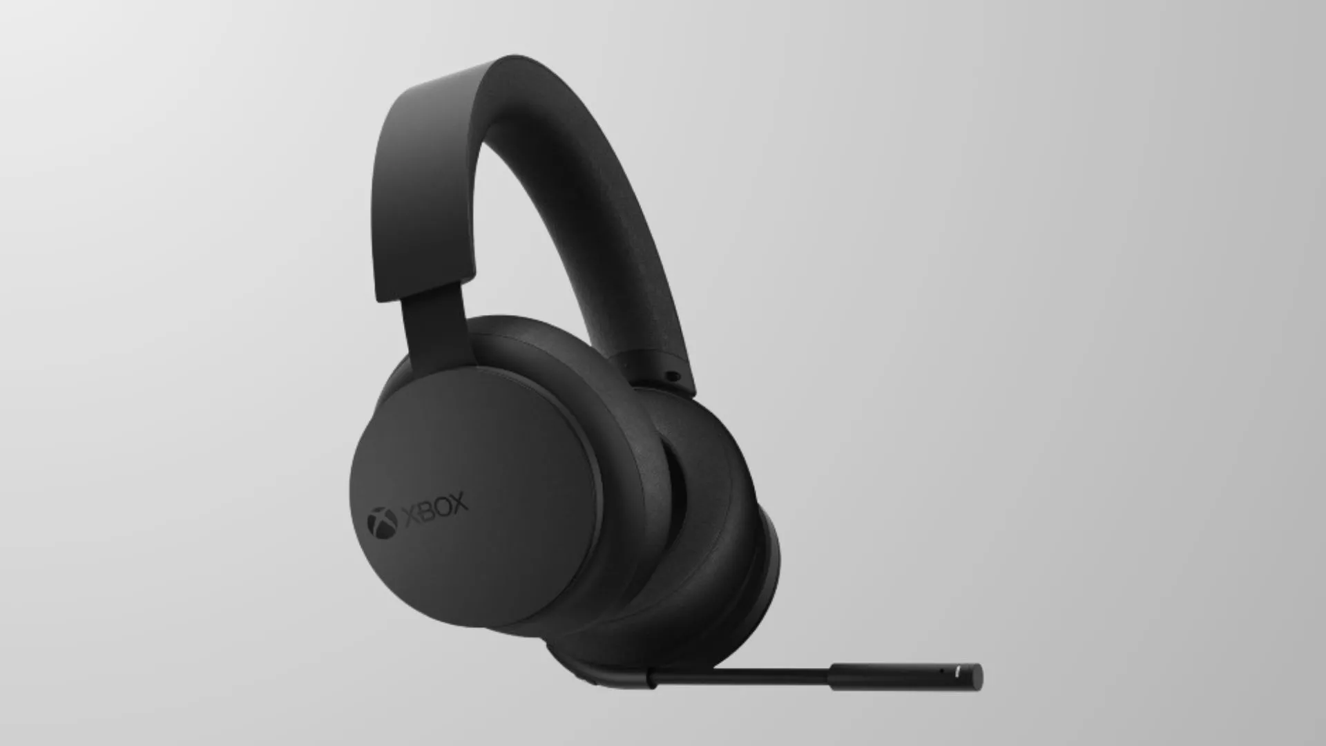 Tai nghe chơi game không dây Xbox Wireless Headset màu đen trên nền gradient