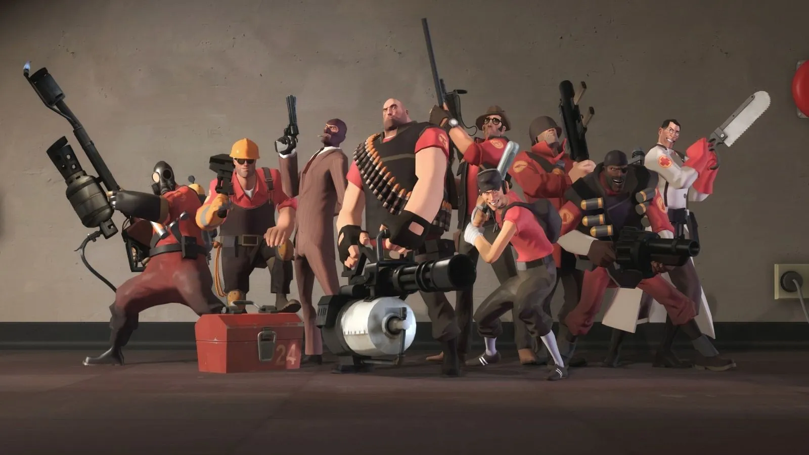 Tất cả 9 lớp nhân vật độc đáo trong game Team Fortress 2 của Valve