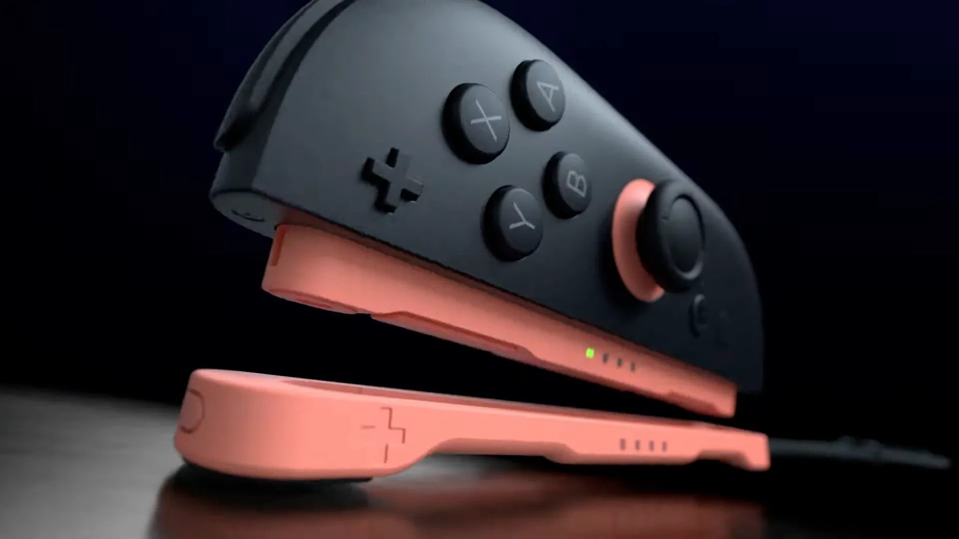 Tay cầm Joy-Con của Switch 2 gắn vào dây đeo cổ tay, gợi ý chế độ điều khiển giống chuột