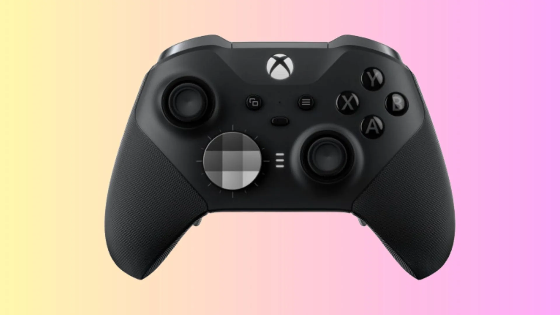 Tay cầm Xbox Elite Series 2 Core Wireless Controller màu đen trên nền gradient