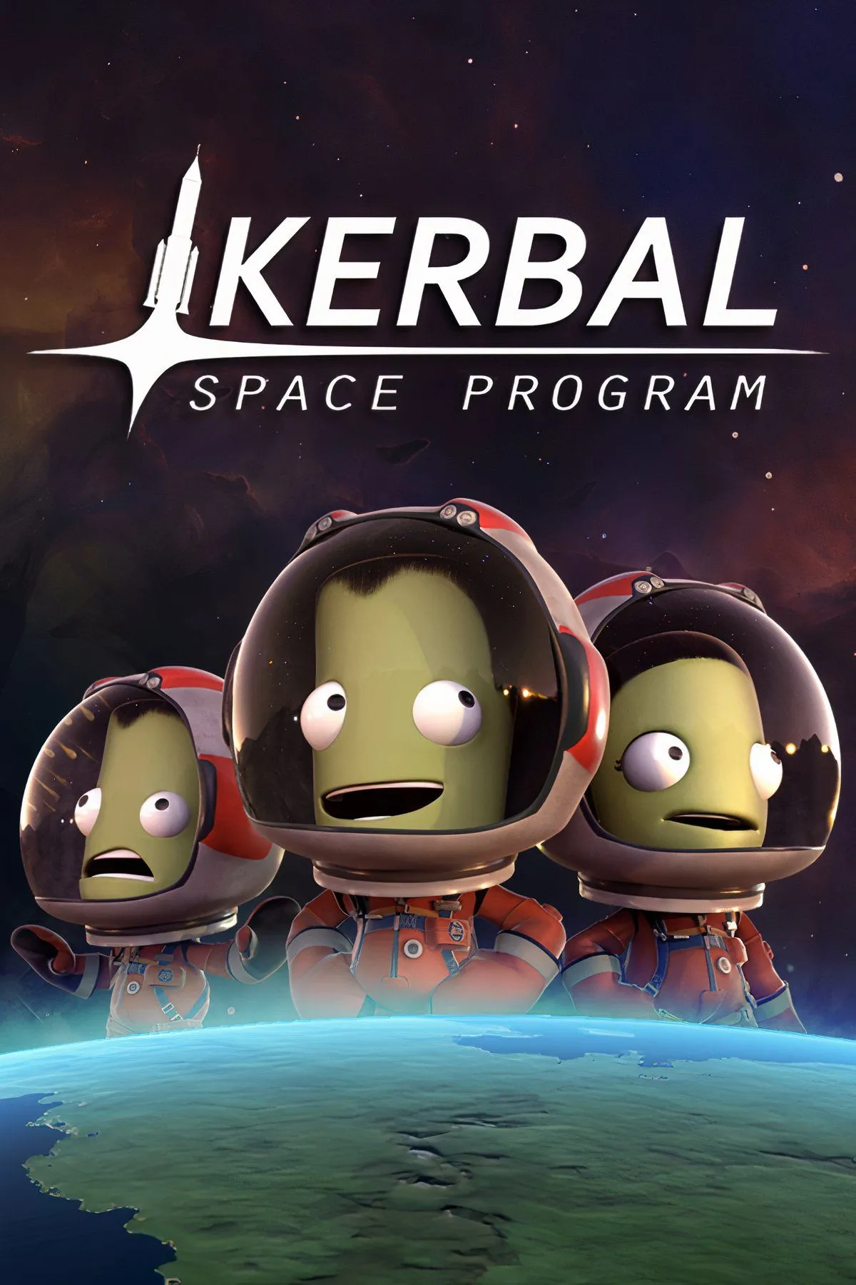 Tên lửa Kerbal Space Program đang phóng với kỹ sư Kerbal, minh họa vật lý quỹ đạo thực tế