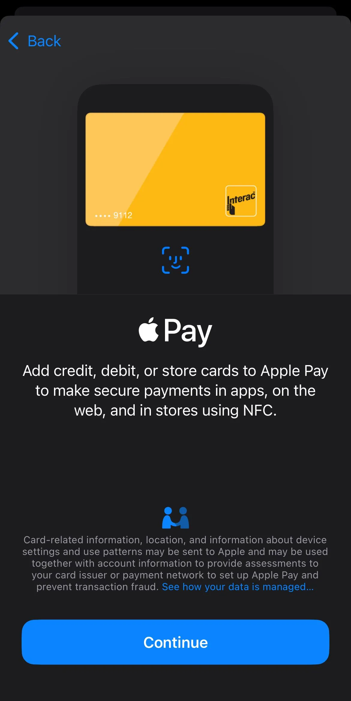 Thêm thẻ tín dụng hoặc ghi nợ vào Apple Wallet