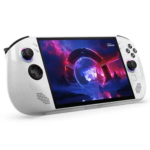 Thiết bị chơi game cầm tay Lenovo Legion Go S với màn hình lớn.