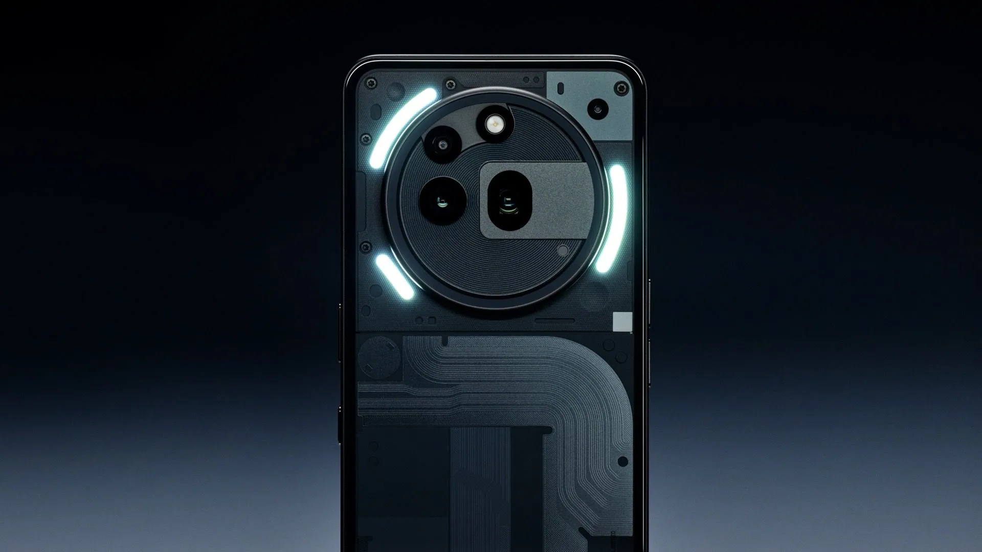Thiết kế chính thức của Nothing Phone (3a) với cụm camera lớn và đèn LED Glyph Interface