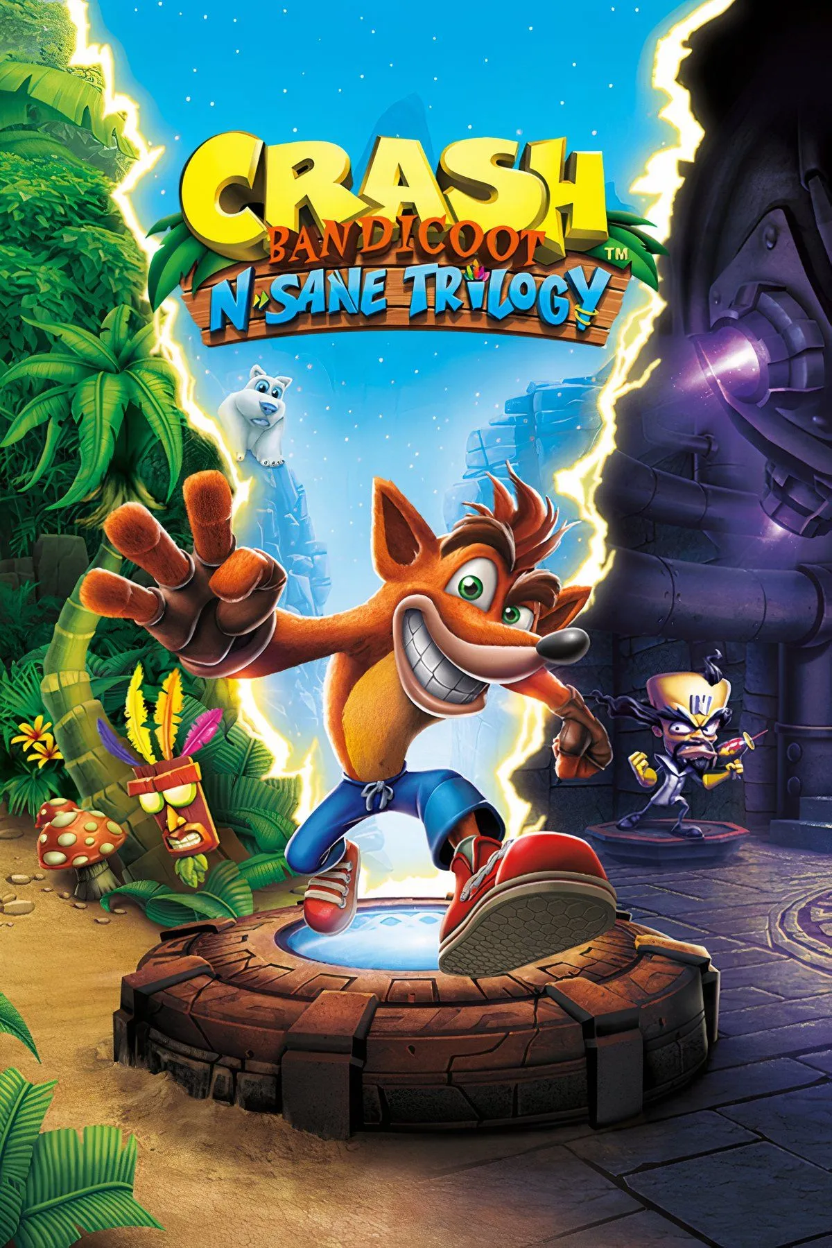 Thông tin chi tiết về game Crash Bandicoot N. Sane Trilogy, bao gồm hệ máy và đánh giá