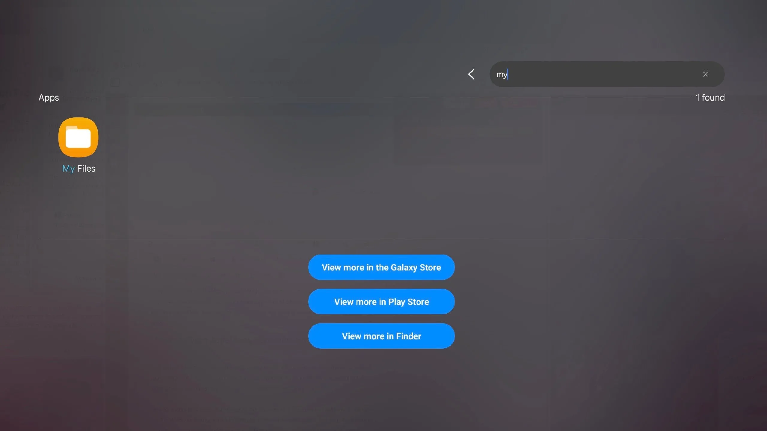 Tìm kiếm và khởi chạy ứng dụng bằng phím tắt trên Samsung DeX giúp tăng tốc độ làm việc.
