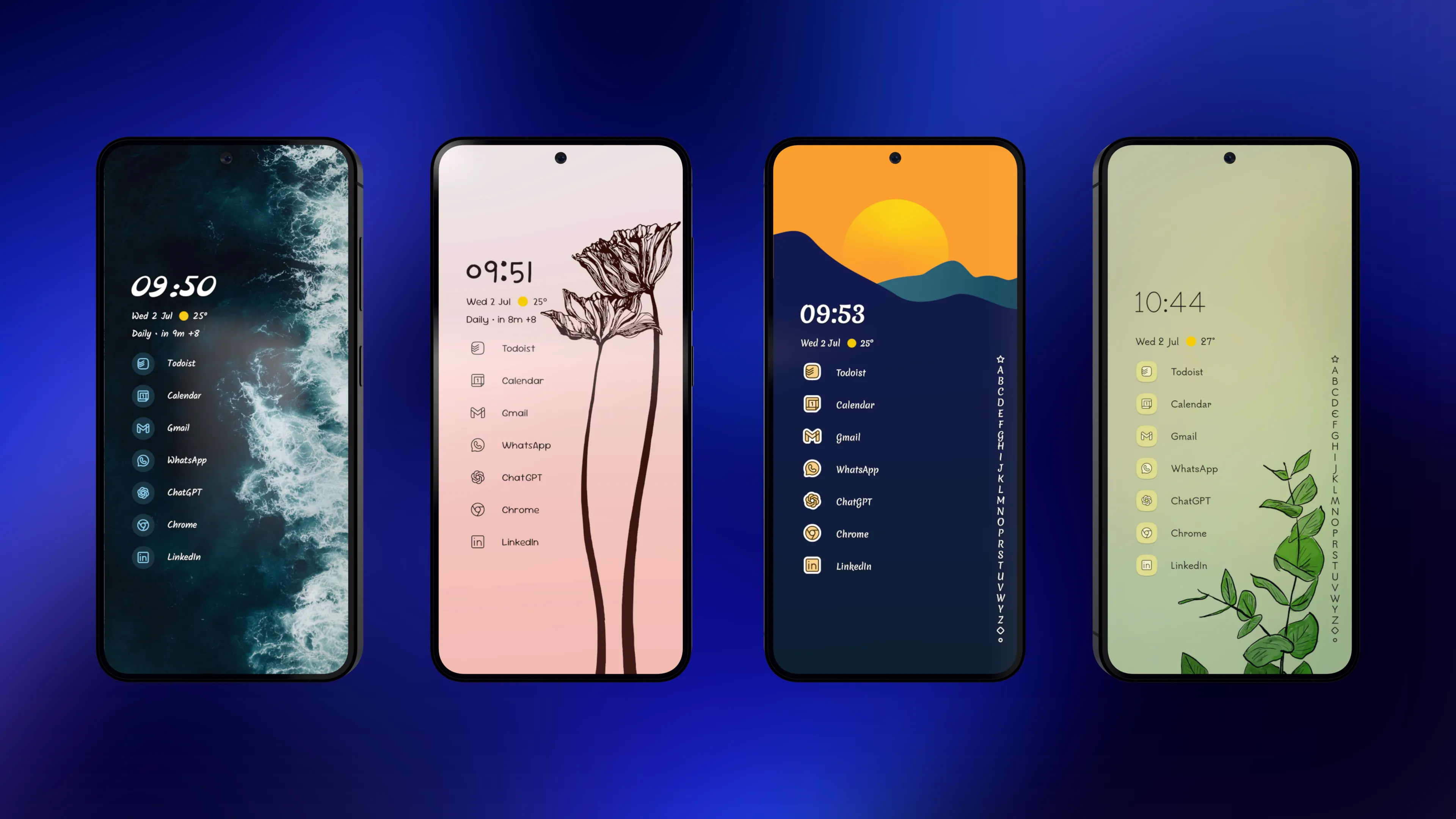 Bộ sưu tập các chủ đề tùy chỉnh trên Niagara Launcher, nâng cao trải nghiệm cá nhân hóa Android