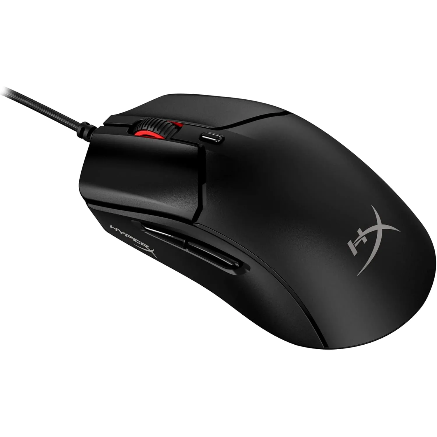 Chuột HyperX Pulsefire Haste 2 màu đen trên nền trắng