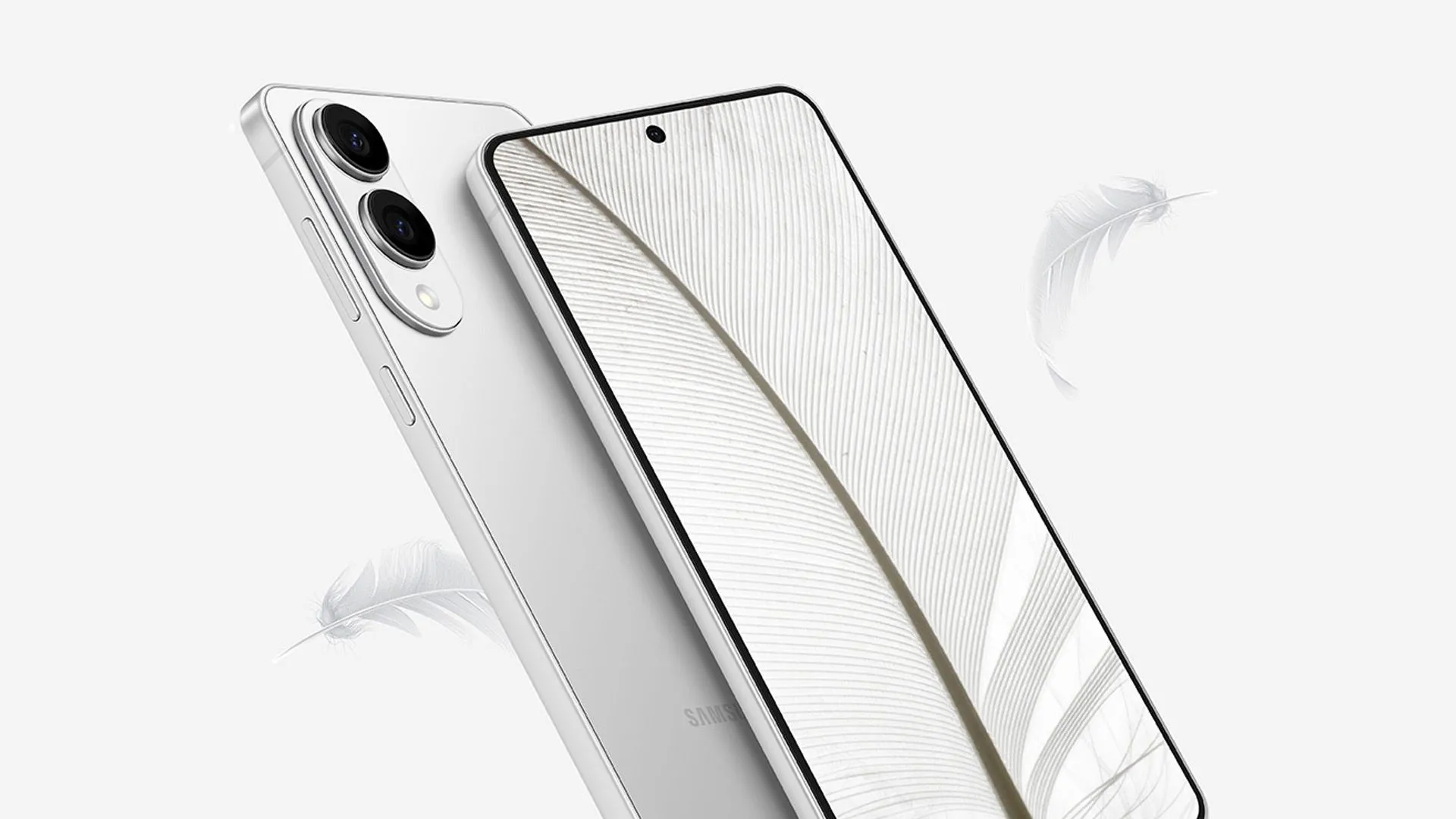 Điện thoại Samsung Galaxy S25 Edge màu bạc với thiết kế siêu mỏng và cạnh cong tinh tế