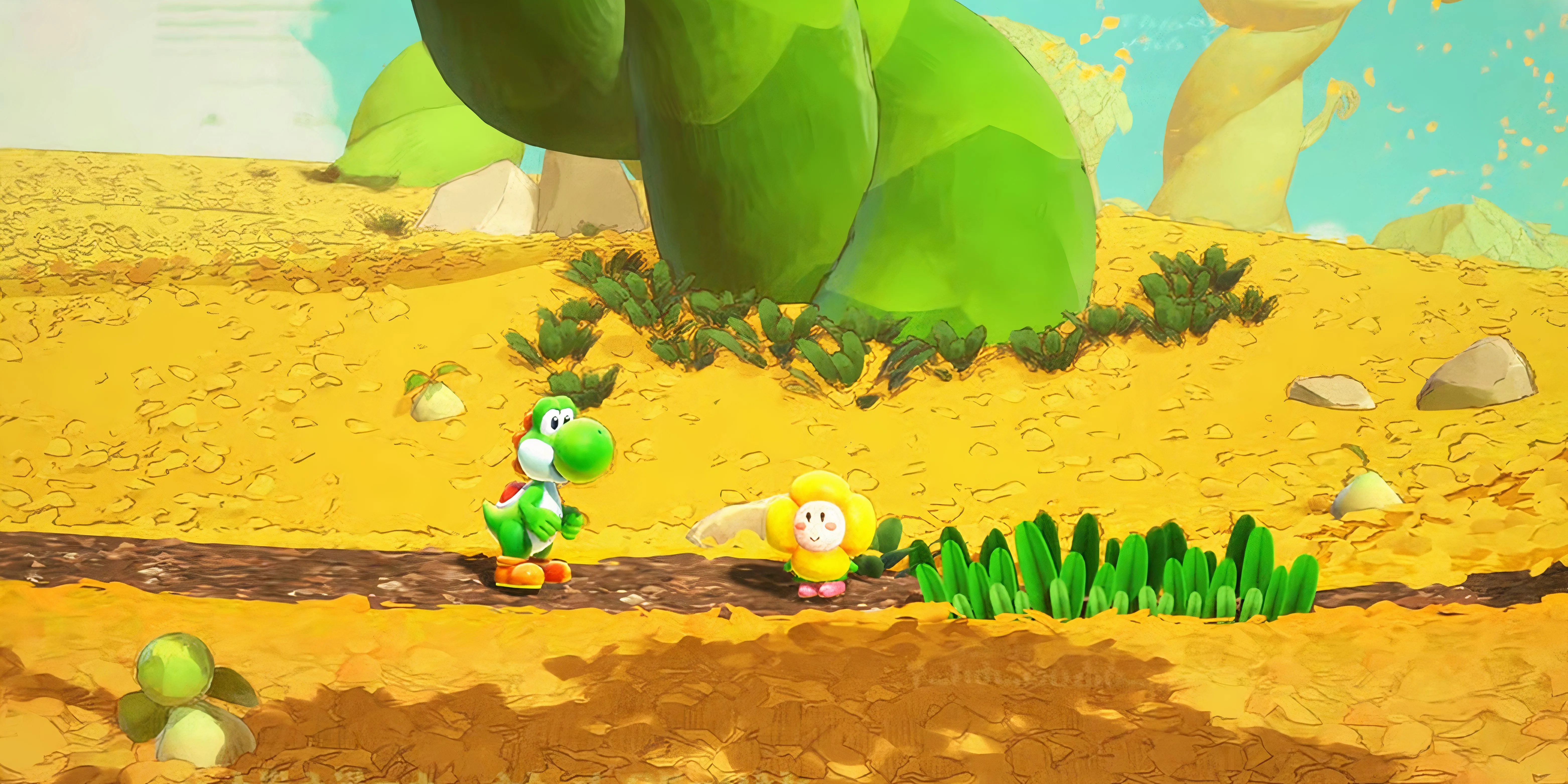 Gameplay Yoshi and the Mysterious Book: Yoshi ném trứng và khám phá thế giới sách huyền bí