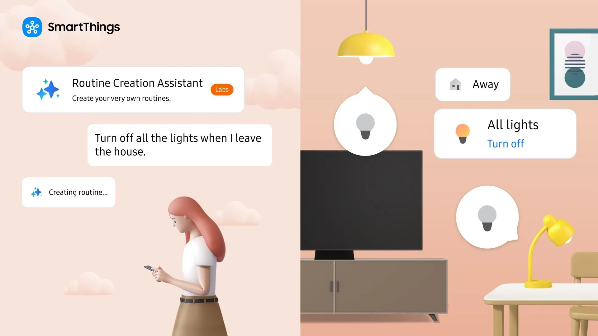 Logo SmartThings, đại diện cho những tính năng mới giúp nhà thông minh trở nên hiệu quả hơn