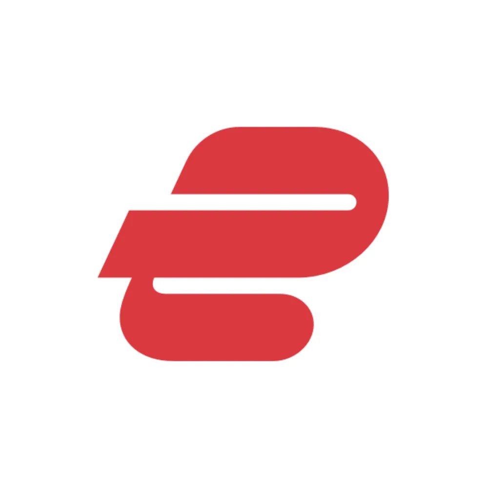Biểu tượng (logo) của ExpressVPN, một dịch vụ Mạng riêng ảo (VPN) phổ biến, minh họa sự khác biệt với máy chủ proxy.