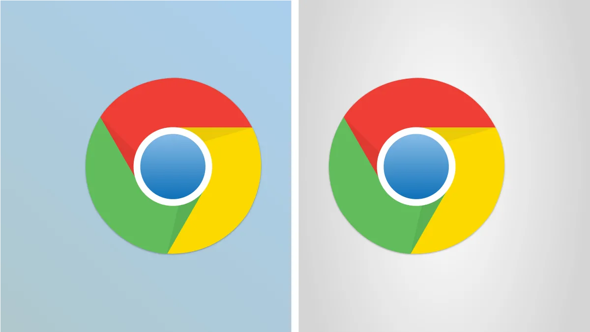 Hai logo Chrome đặt cạnh nhau, tượng trưng cho tính năng chia đôi màn hình trên Chrome OS.