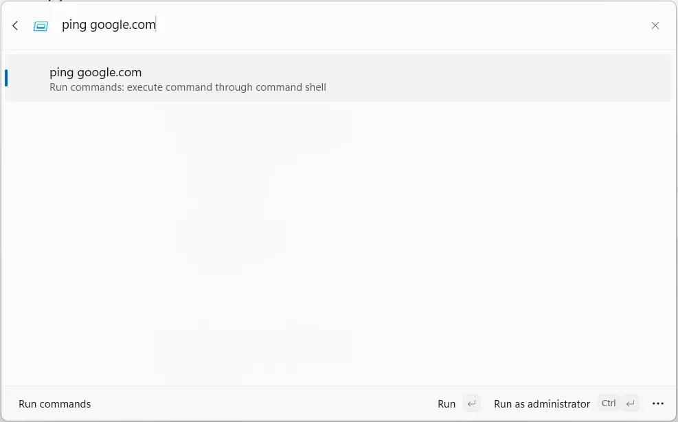 Thực thi lệnh Command Prompt trực tiếp từ Command Palette trên Windows, tối ưu hóa thao tác người dùng.